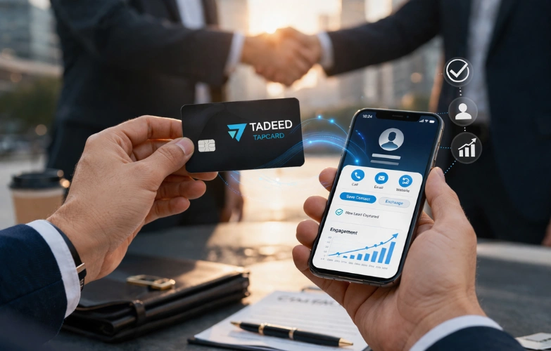 Sales team digital card