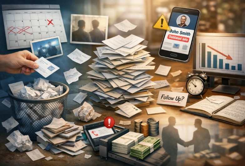 Traditional business card problems